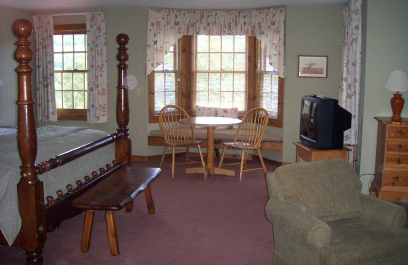 Guest room at The Inn at Willow Pond.