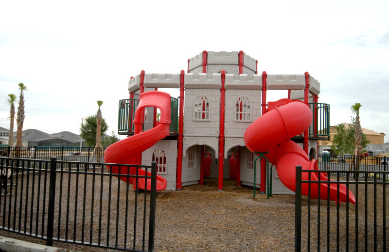 Children's playground at Elite Vacation Homes.