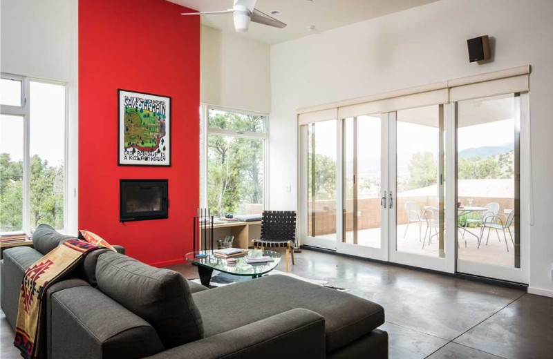 Rental living room at Vacation Rental Pros - Santa Fe.