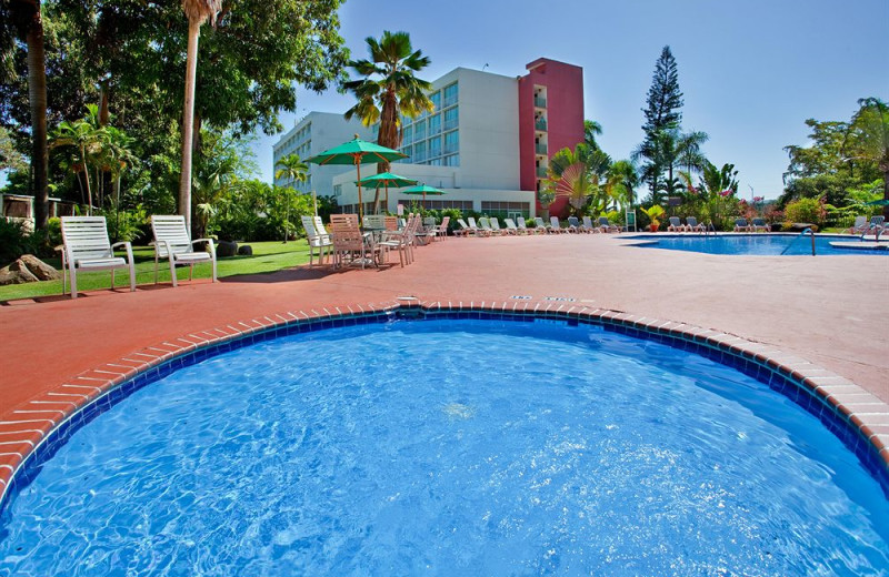 Outdoor pool at Holiday Inn Mayaquez & Tropical Casino.