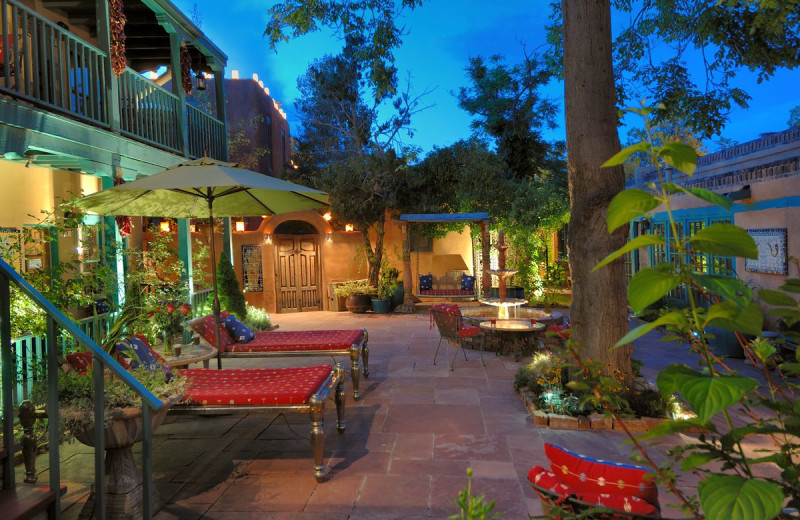 Patio at The Inn of The Five Graces.