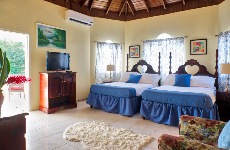 Guest room at Jamaica Ocean View Villa.