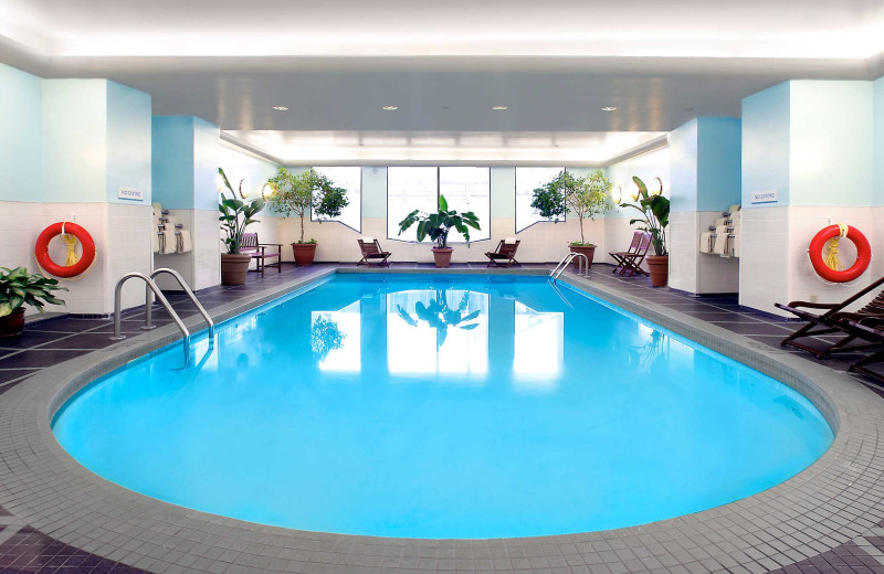 Indoor pool at Novotel Toronto North York.