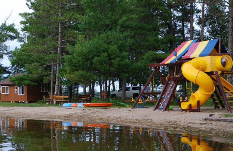 Beach at Birch Forest Lodge.