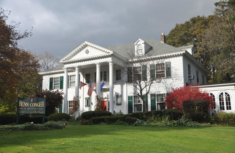 Exterior view of Benn Conger Inn.