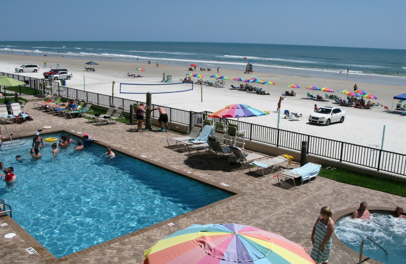 Outdoor pool at Tropic Shores.