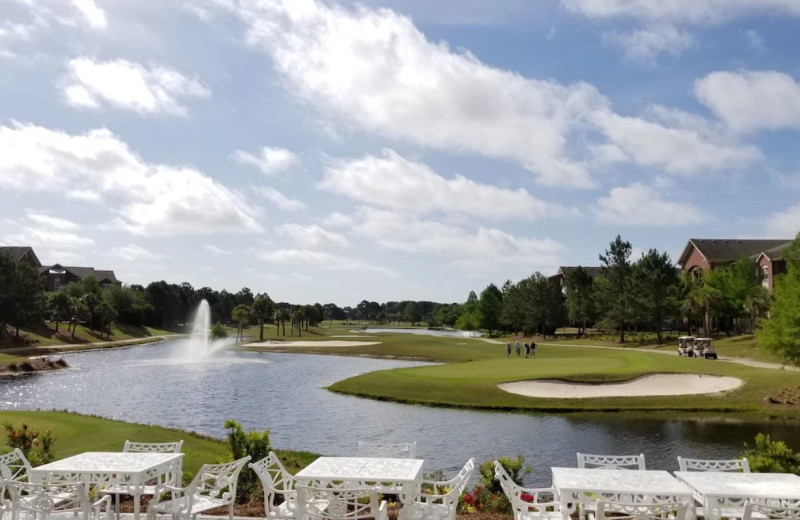 Golf course at Gulf Shores Rentals.