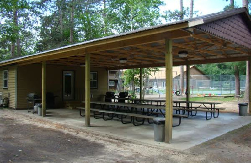 Picnic pavilion at Gull Four Seasons Resort.