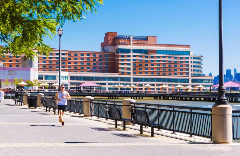 Exterior view of Hyatt Regency Jersey City on the Hudson.