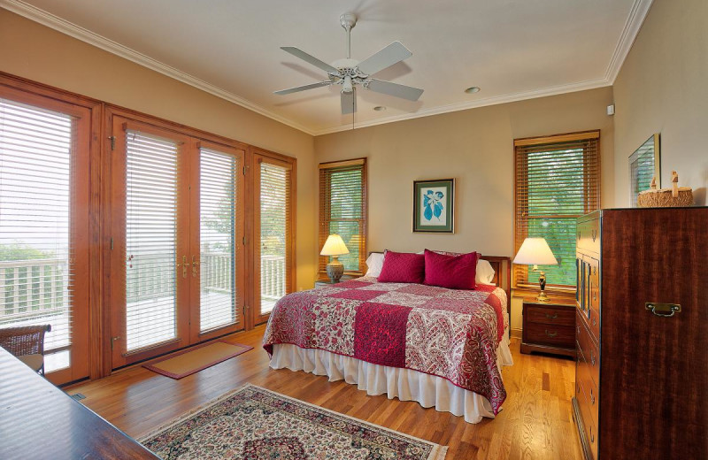 Rental bedroom at Chambers Realty & Vacation Rentals.