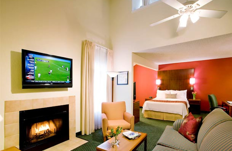 Guest room at Residence Inn by Marriott Long Beach.