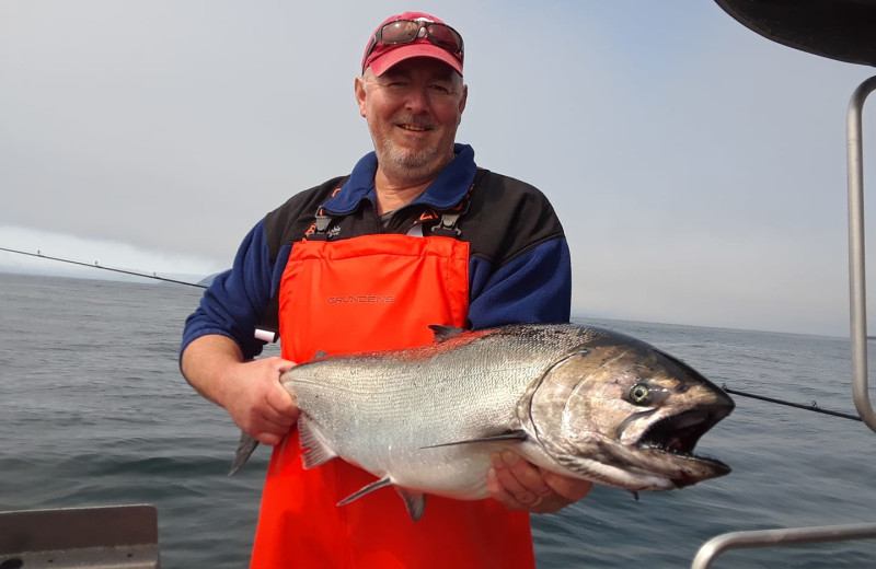 Fishing at Screamin' Reels Lodge.