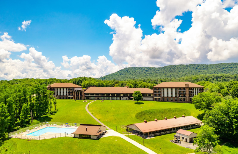 Exterior view of Canaan Valley Resort & Conference Center.