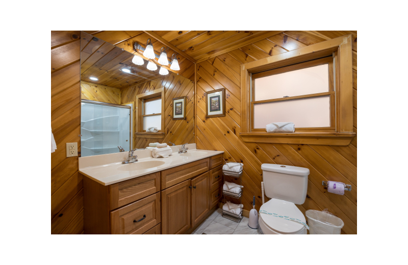 Bathroom at American Patriot Getaways - Absolutely Fabulous.