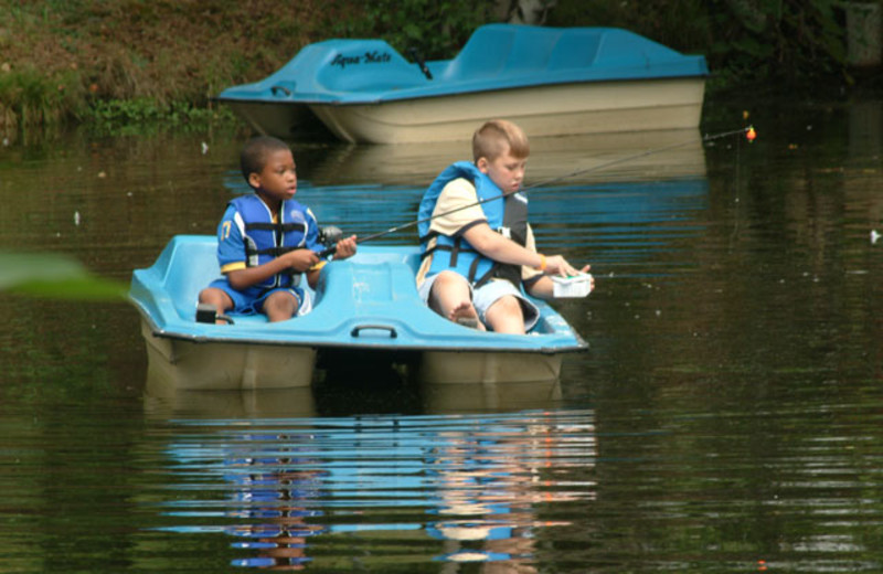 Fishing at Chestnut Grove Resort.