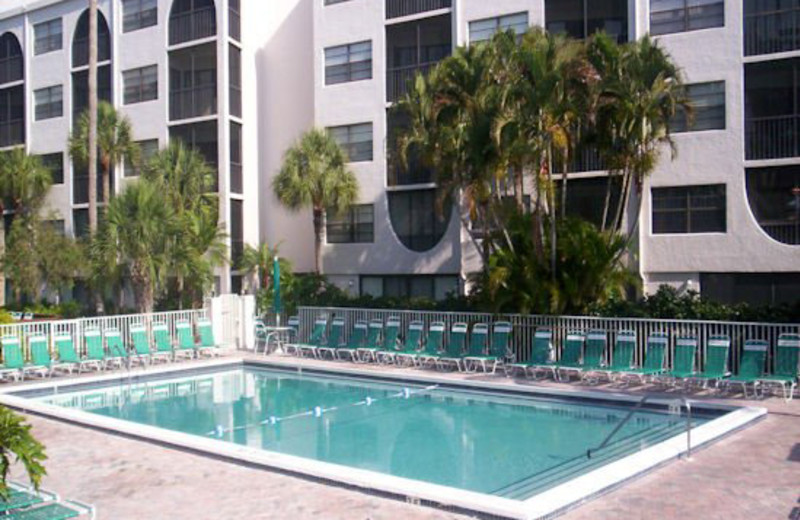 Outdoor pool at Marco Bay Resort.