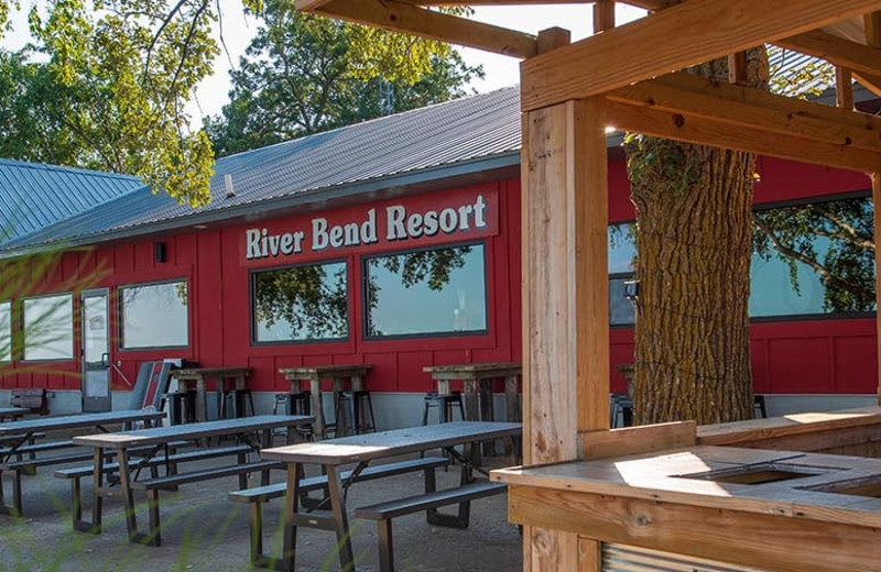 Dining at River Bend's Resort & Walleye Inn.