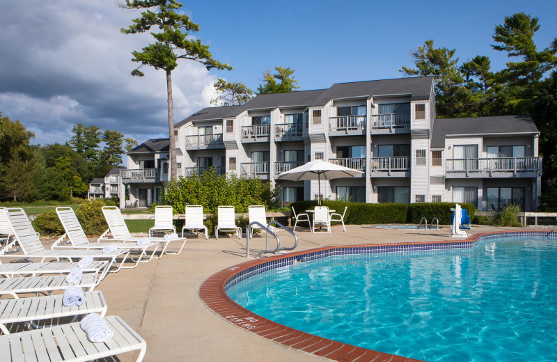 Outdoor pool at Grand Traverse Resort and Spa.