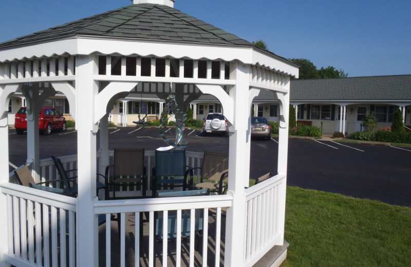 Gazebo at Glass House Inn.