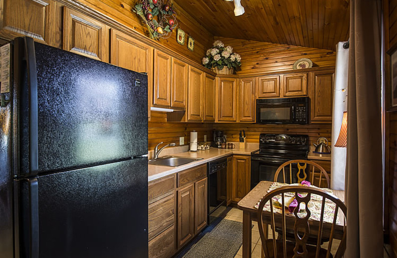 Cottage kitchen at Steele's Tavern Manor B&B.