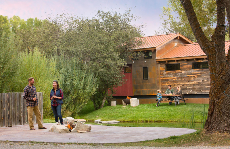 Family at Fireside Resort at Jackson Hole.