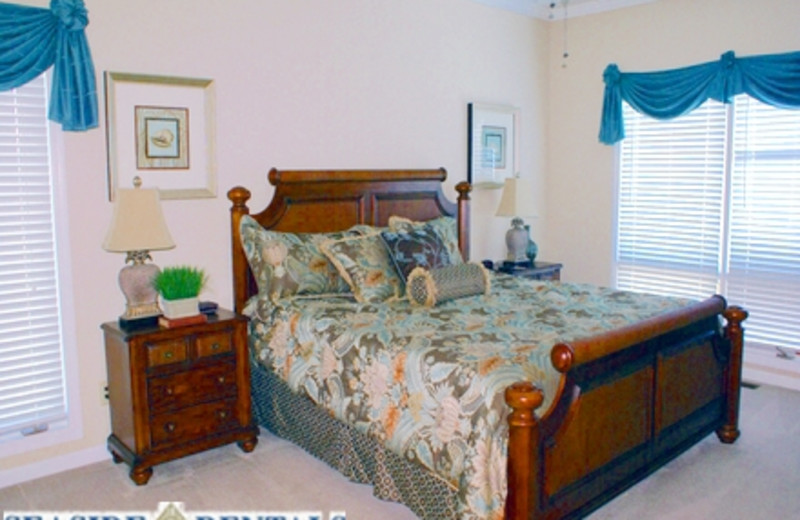 King Bedroom at Seaside Rentals