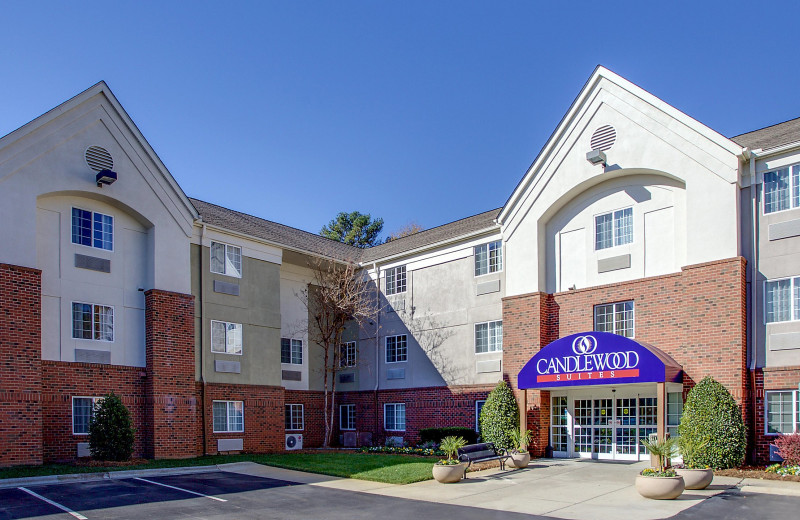 Exterior view of Candlewood Suites Raleigh Crabtree.