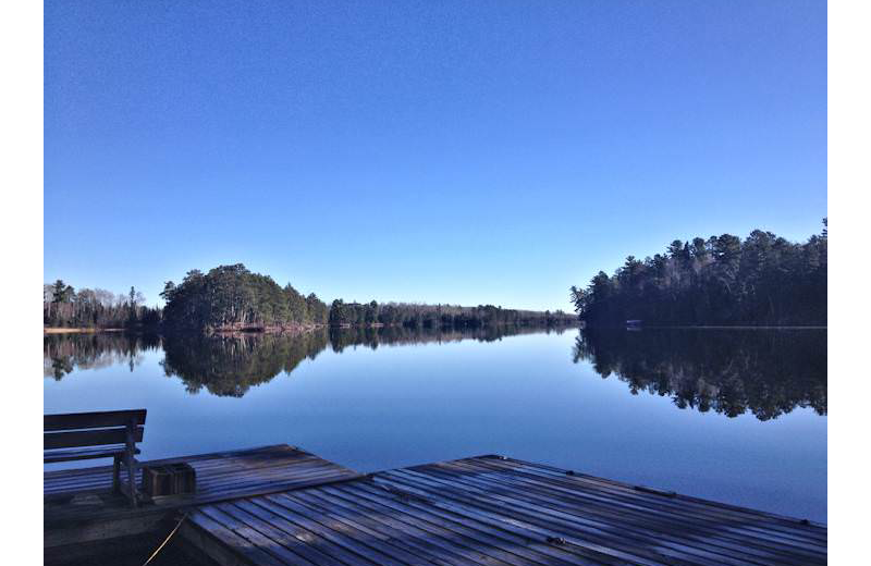 Lake view at Silver Rapids Lodge.