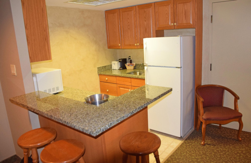 Guest kitchen at Stone Gate Inn.