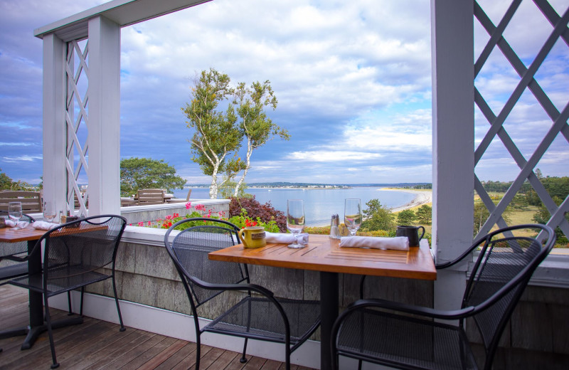 Patio at Black Point Inn.