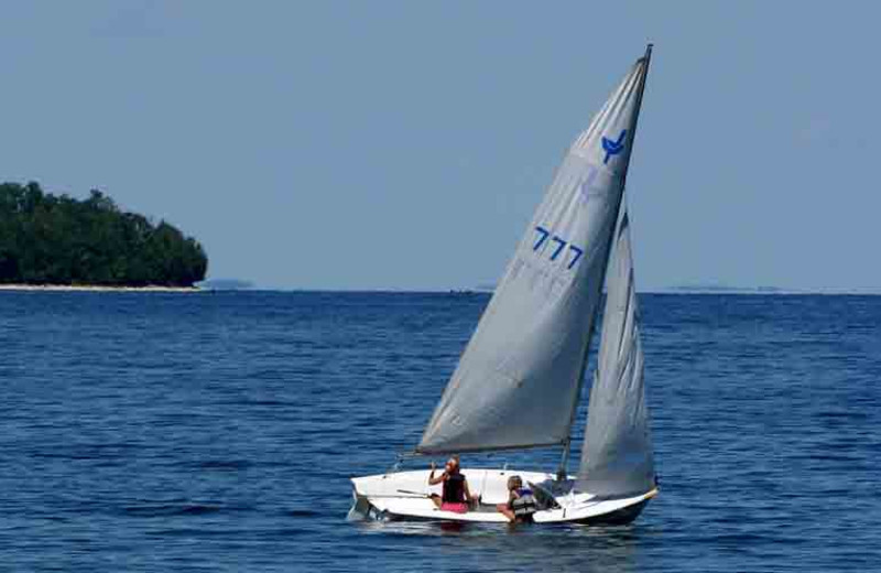 Sailing at Edgewater Resort.