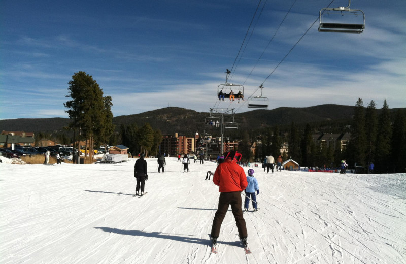 Skiing at Breckenridge Resort Mangers.