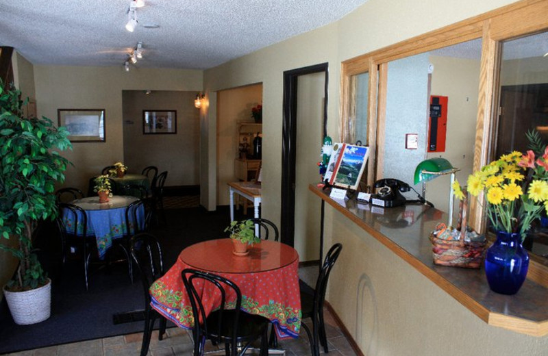 Dining area at Old Town Inn.