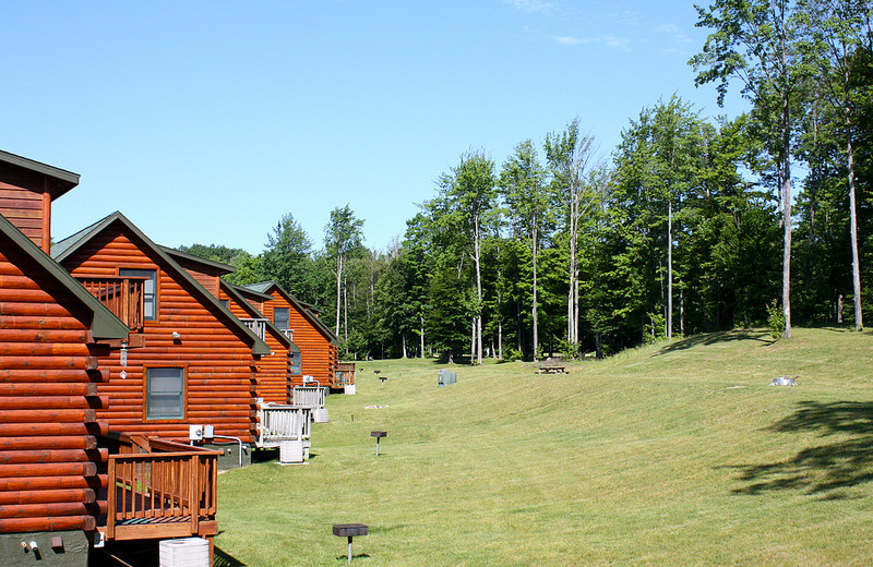 Cabin Exterior at Benjamin's Beaver Creek Resort 