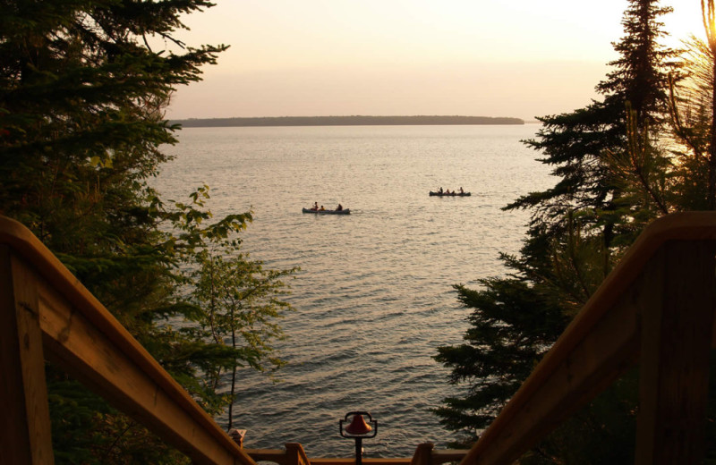 Lake view at Siskiwit Bay Lodge.