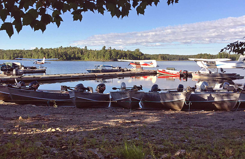 Fishing at Zup's Fishing Resort and Canoe Outfitters.