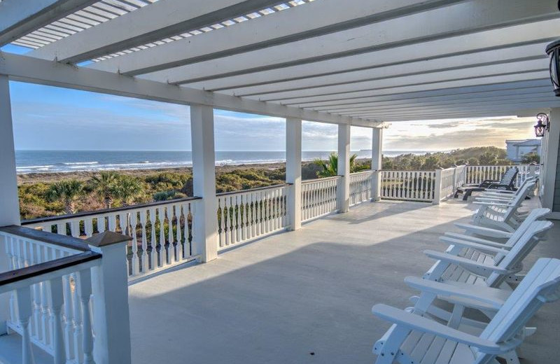 Rental porch at Exclusive Properties - Isle of Palms.