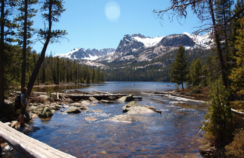 Snake River at South Fork Lodge.