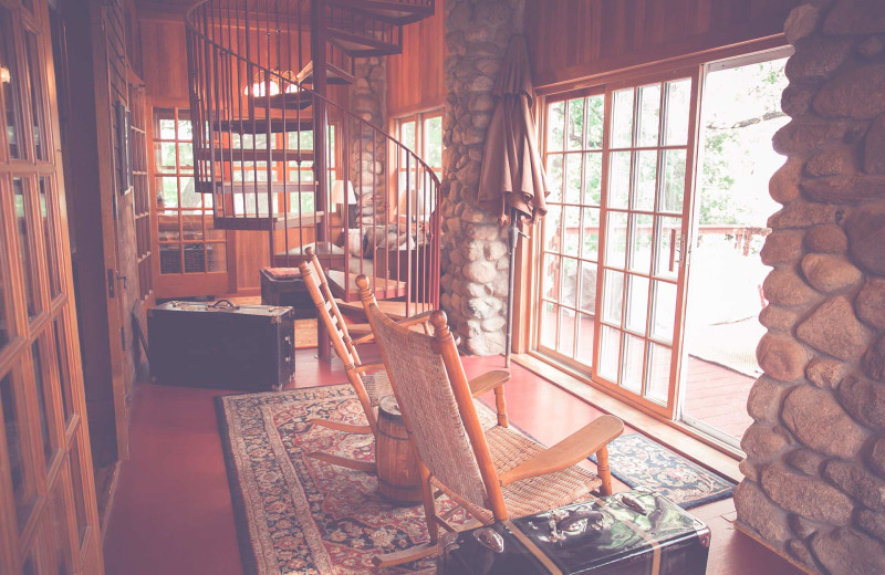 Cabin interior at The Hideaway at Xanadu Island.