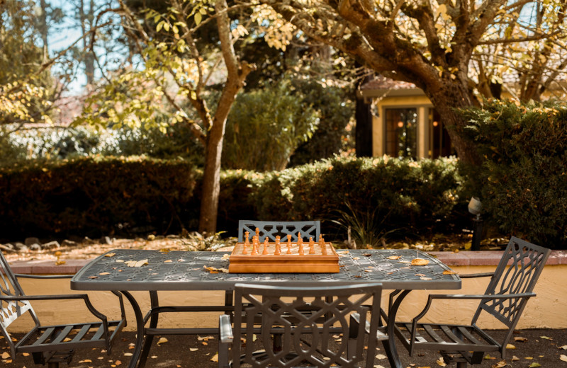 Patio at Sonoma Coast Villa & Spa Resort.