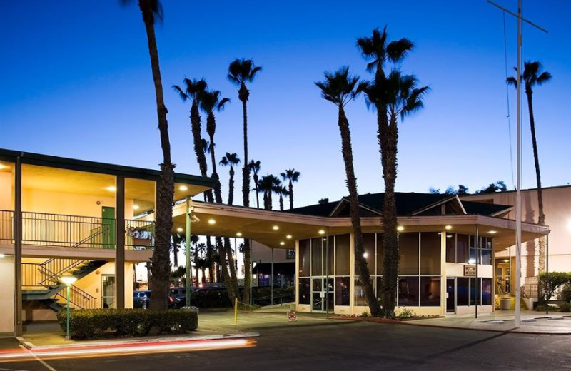 Exterior view of Seaport Marina Hotel.
