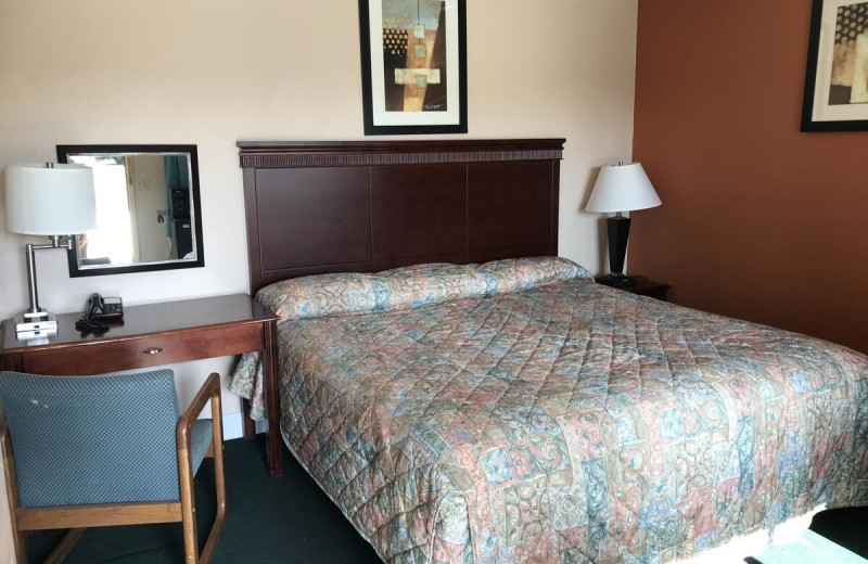 Guest room at Knights Inn Horseheads.