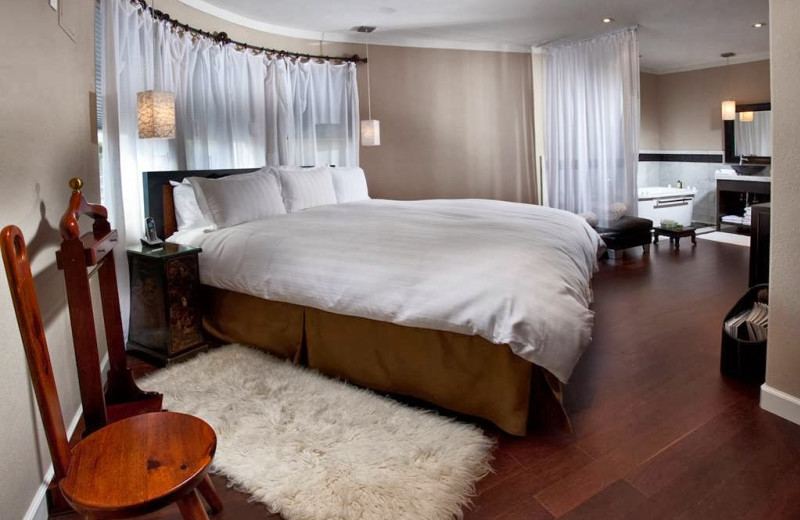 Guest suite at Cadet Hotel.