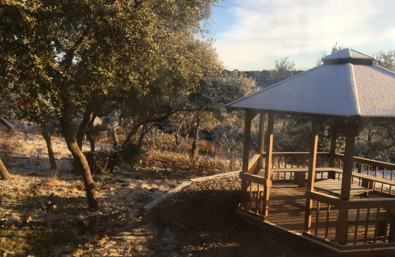 Exterior view of Walnut Canyon Cabins.
