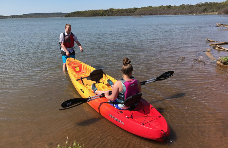 Kayaking at Canyon of the Eagles.