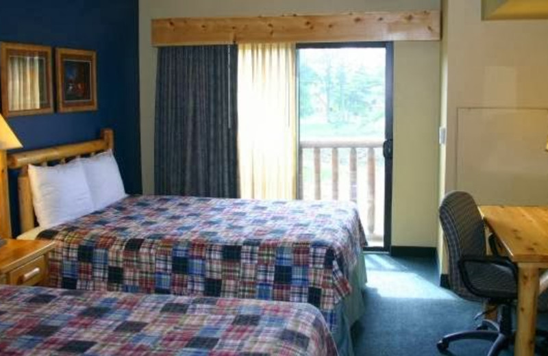 Guest room at Three Bears Lodge.