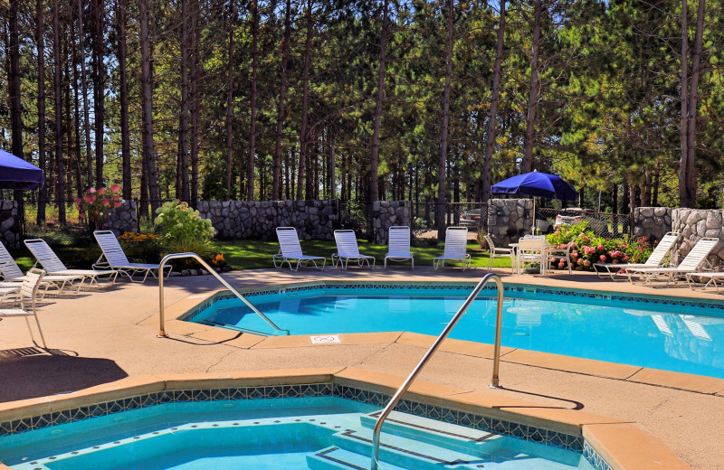 Outdoor pool at Trout Creek Vacation Condominiums.