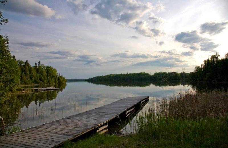 Lake view at Uchi Lake Lodge.