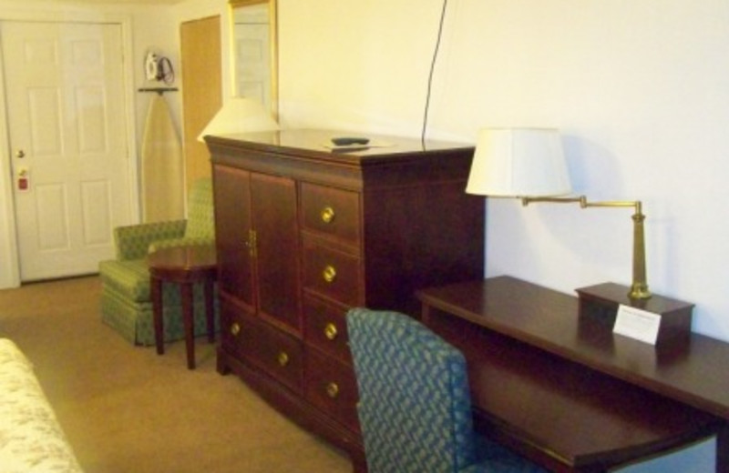 Guest Room Interior at Golden Knight Inn