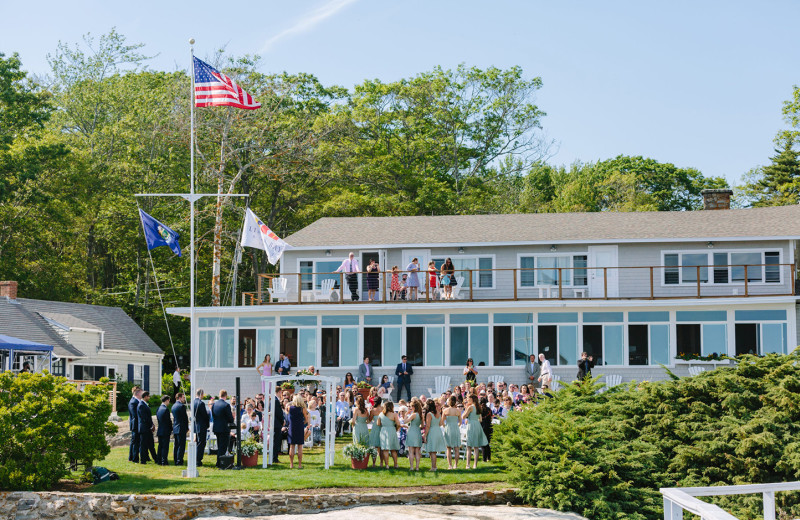 Weddings at Linekin Bay Resort.